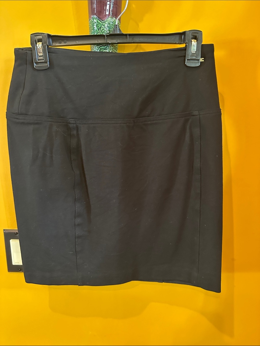 Ivanka Trump Black Ponte Pencil Skirt